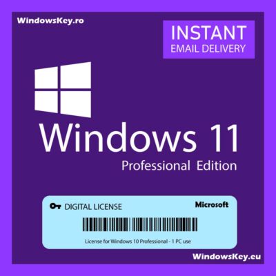 Windows 11 Pro Retail Licenta Digitala
