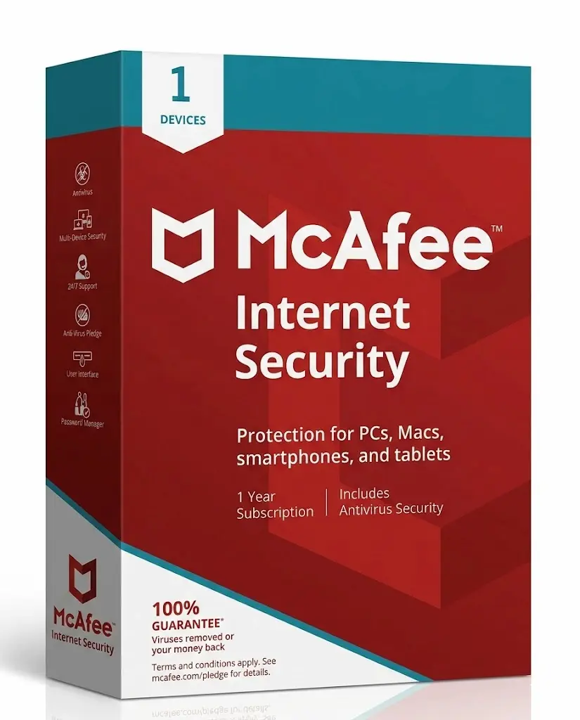 McAfee Internet Security 2026 1 Dispozitiv 1 An - Licenta Electronica